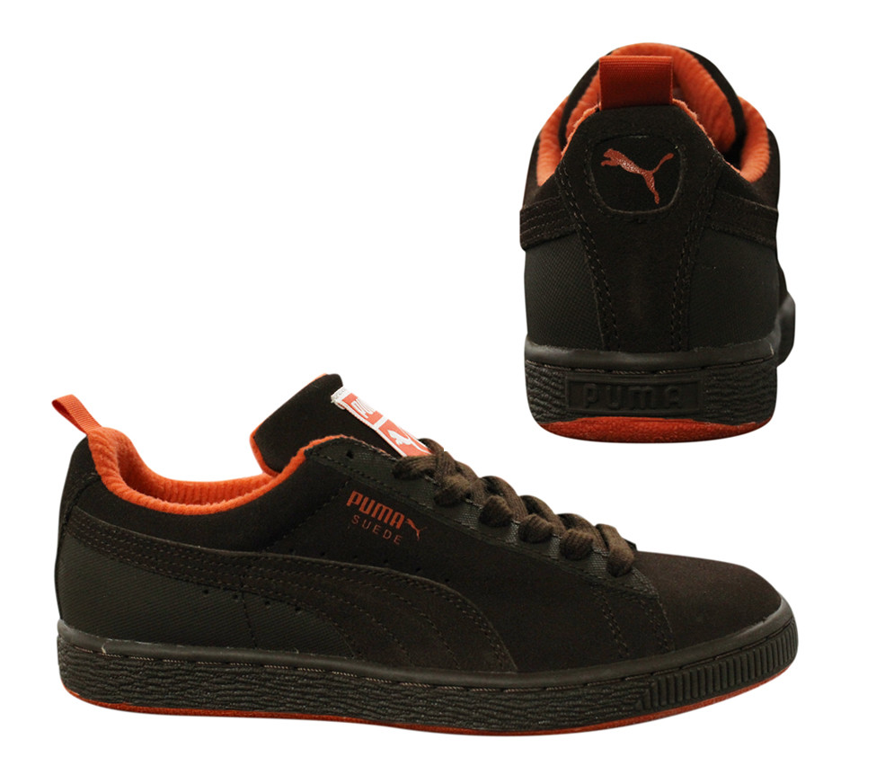 puma suede hombre marron